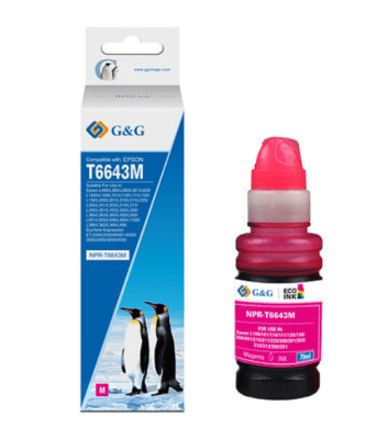 TINTA G&G BT70ML. MAGENTA PREMIUN (EPSON T664)