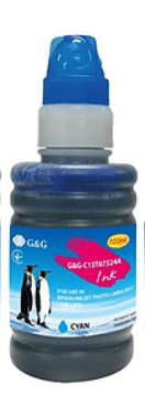 TINTA G&G BT70ML. CYAN (EPSON T673)