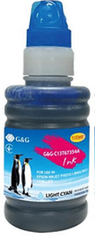 TINTA G&G BT70ML. CYAN LIGHT (EPSON T673)