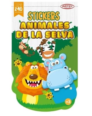 Album 240 Stickers Animales Artel