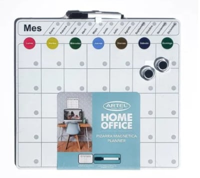 Pizarra Magnetica Planner 36x34 Artel