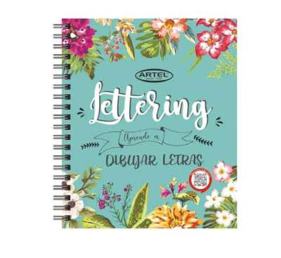 LIBRO LETTERING 21X25CM