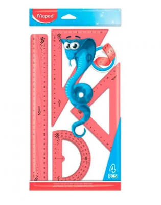 Set de geometría flexible 30cm Maped