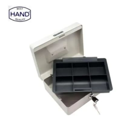 CAJA SEGURIDAD 8 20x16x8cm BLANCA HAND