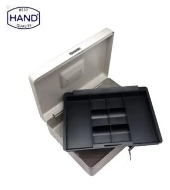 CAJA SEGURIDAD 10 25x19x8cm BLANCA HAND