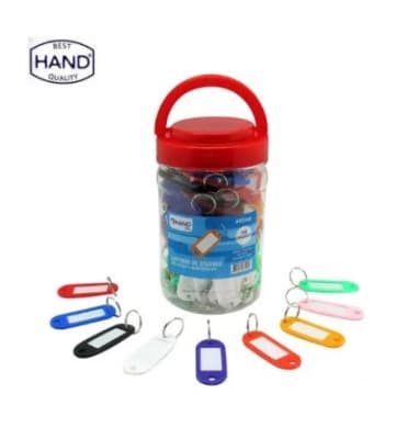 LLAVERO CON IDENTIFICACION 100 UNID HAND