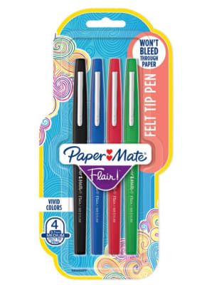 ROTULADOR FLAIR PTA MED COLORES BASICOS TJX4