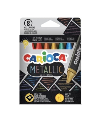 CRAYONES 8 COLORES METALLIC CARIOCA