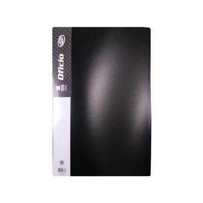 Carpeta Oficio 100 Fundas c/Estuche Negro (022) ADIX