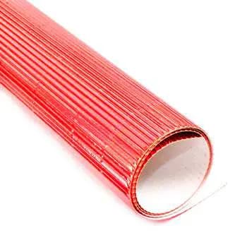 CARTON MIROCORRUGADO 50x70 ROJO/GLITTER