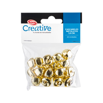 Cascabel Metálico 1,8cm 20u (011) CREATIVE