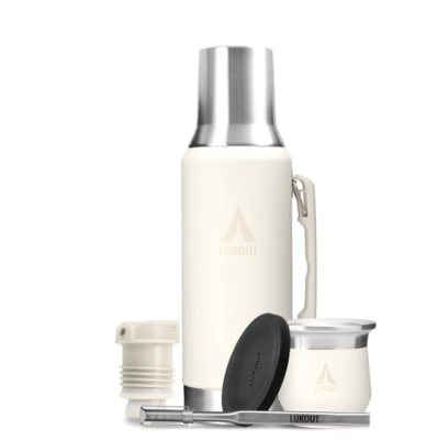 Kit Termo Mate Flow PRO 1200 ml + Mate 170 ml Bone