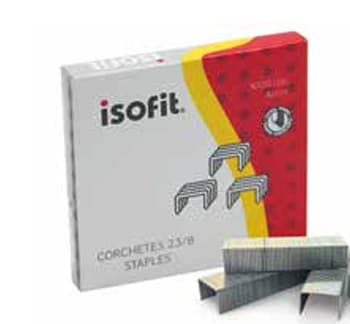 CORCHETES ISOFIT 23/ 8 CAJA DE 1000 UDS