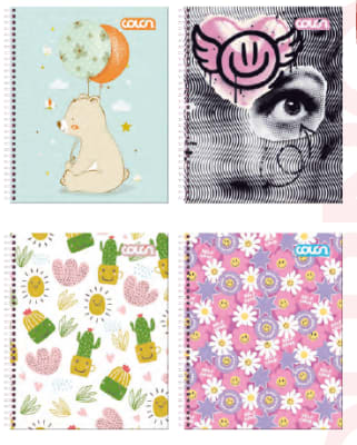 CUAD.UNIV TS PRINT (MUJER) 7MM 100H COLO