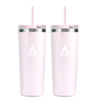 Set de 2 Vasos Travel Tumbler 700 ml Cuarzo