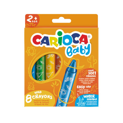 CRAYONES 8 COLORES BABY CARIOCA
