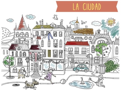 Poster XXL La Ciudad 70cmx1mt  1 poster 