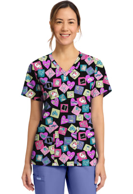 POLERA MUJER CHEROKEE PRINTS CK856 HTHB