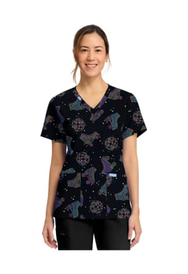 POLERA MUJER CHEROKEE PRINTS CK856 RRDO
