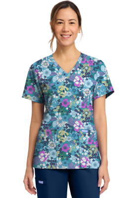 POLERA MUJER CHEROKEE PRINTS CK856 VGDN