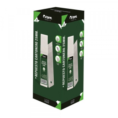 REPUESTO CUCHILLO 25 MM 10 UNI TORRE