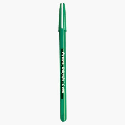 BOLÍGRAFO VERDE 1.0 MM LB TORRE