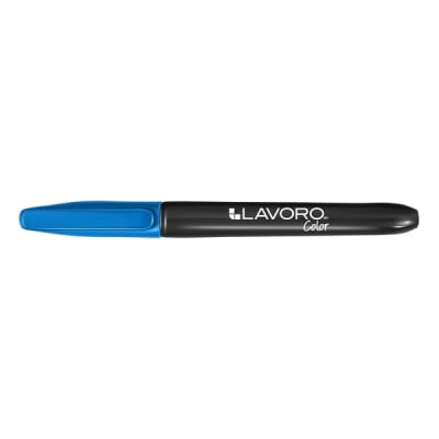 MARCADOR PERM PTA RED.AZUL METAL