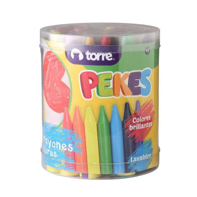 MAXI CRAYONES 24 COL PEKES TORRE