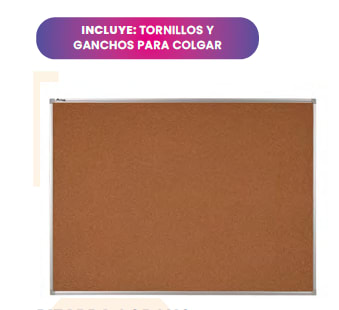 PIZARRA CORCHO 60X80CM TORRE