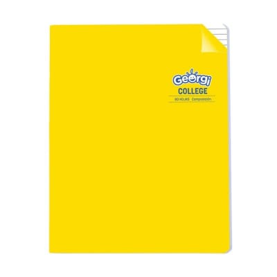 CUADERNO COLLEGE 80 HOJAS COMPOSICION GEORGI
