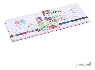 Fineliners 36 Colores BRUYNZEEL