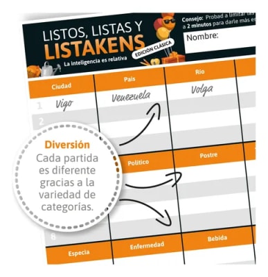 Listos Listas Listakens Clásico