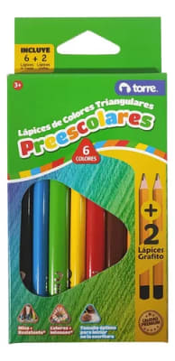 LAP PREESCOLAR TRIANG 6COL+2GRA TORRE