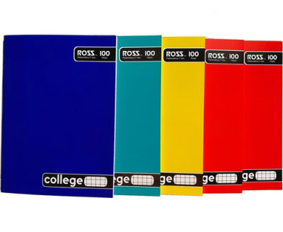 CUAD.ROSS COLLEGE LISO 100 HJ  7MM