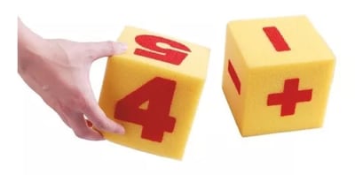 Dado Matemática Esponja 2u (016) DACTIC