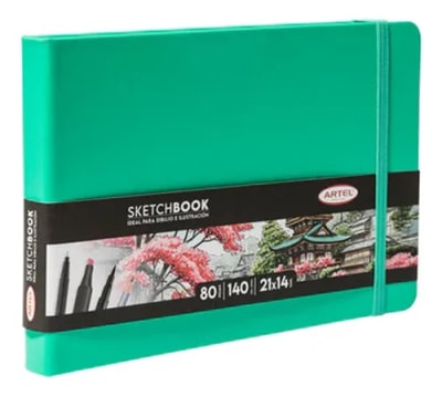 Sketchbook 21x14 Verde