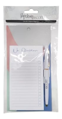 LISTA DE COMPRAS 50HJ C/MAGNETO Y LAPIZ 14X7,5CM