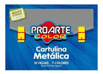 EST.CARTULINA METALICA 10 HJS 7 COL.23,8 X 31,9