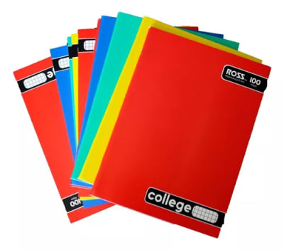 CUAD.ROSS COLLEGE LISO 100 HJ  5MM