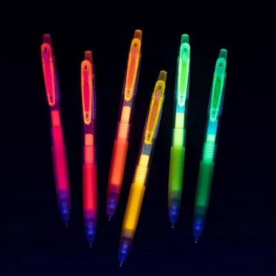 Lápiz Gel POPLOL 0.7 6u c/Estuche Retráctil Verde (18) PILOT