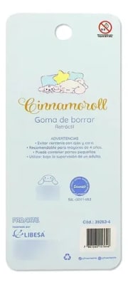 BL GOMA DE BORRAR PROARTE RETRACTIL CINAMOROLL