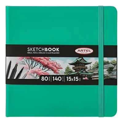 Sketchbook 15x15 Verde