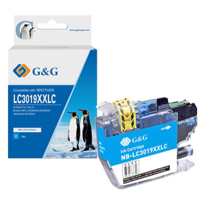 CARTRIDGE G&G CYAN (BROTHER LC3019 XXL)