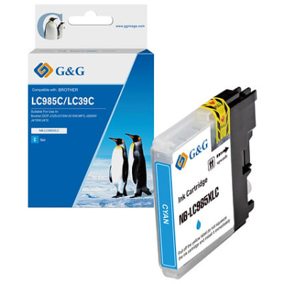 CARTRIDGE G&G CYAN (BROTHER LC985)