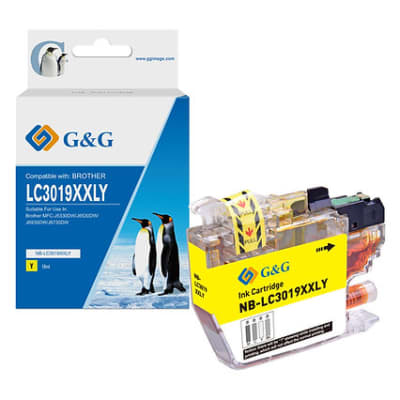 CARTRIDGE G&G YELLOW (BROTHER LC3019 XXL)