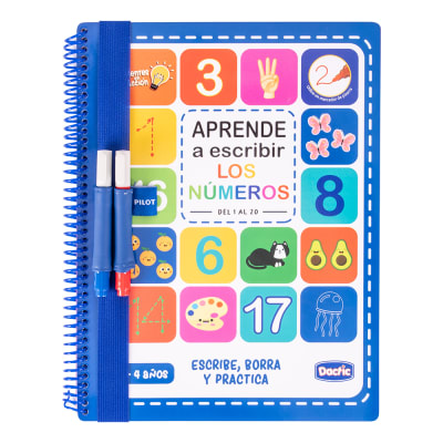 Set Libro Caligrafía Números c/Marcador (021) DACTIC