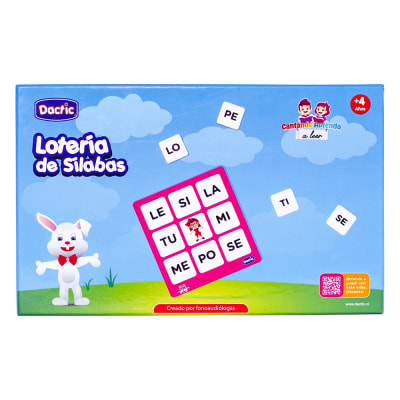 Lotería de Sílaba CANTANDO (012) DACTIC