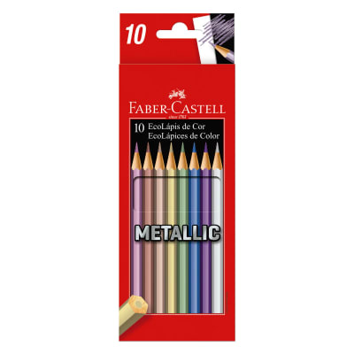 Ecolápices de Color 10 colores metalicos