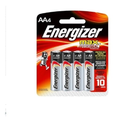 PILA AA BLISTER ALCALINA ENERGIZER 4 UNIDADES