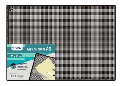 BASE DE CORTE 120X90CM 3MM A0 NEGRO HAND